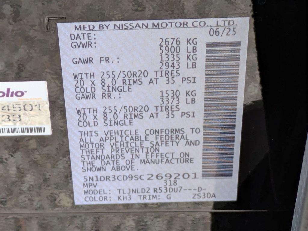 new 2025 Nissan Pathfinder car, priced at $42,918