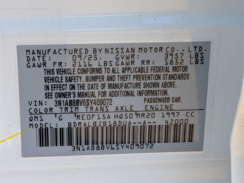 new 2025 Nissan Sentra car, priced at $22,810