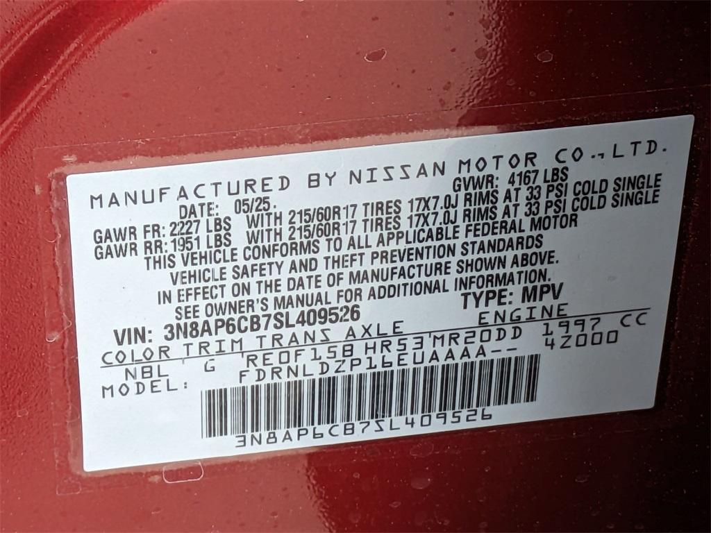 new 2025 Nissan Kicks car, priced at $27,269