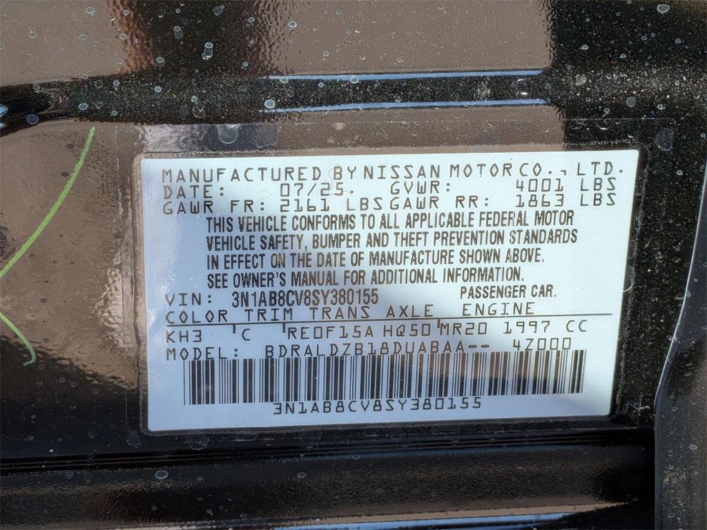 new 2025 Nissan Sentra car, priced at $27,115