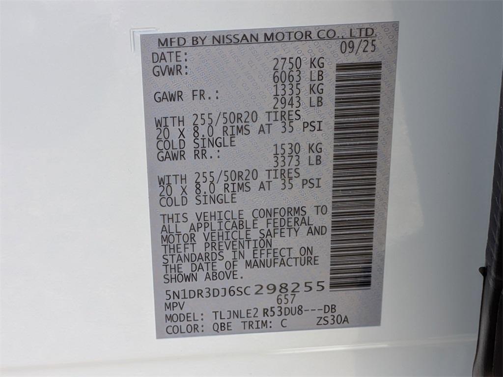 new 2025 Nissan Pathfinder car, priced at $48,625