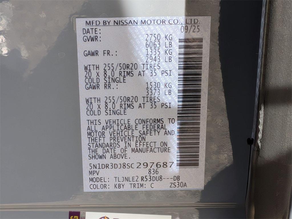 new 2025 Nissan Pathfinder car, priced at $48,625