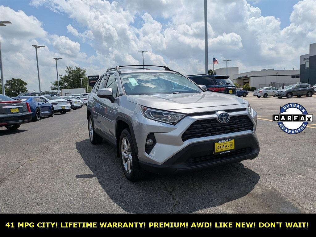 used 2021 Toyota RAV4 Hybrid car, priced at $30,477