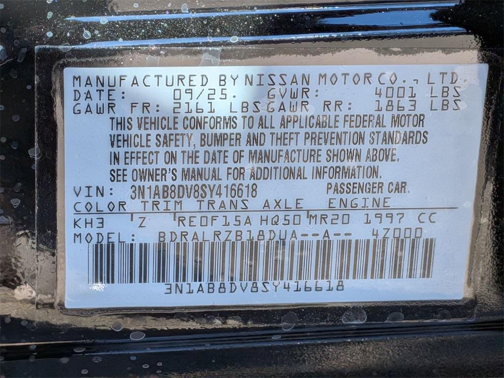 new 2025 Nissan Sentra car, priced at $25,735