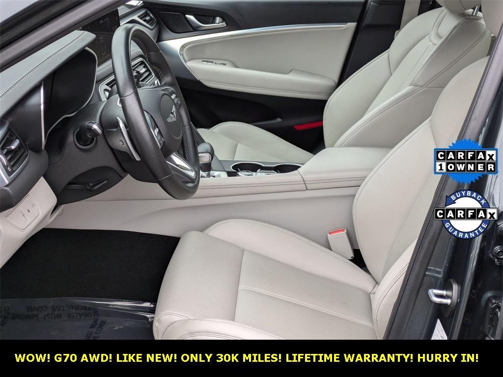 used 2023 Genesis G70 car, priced at $27,677