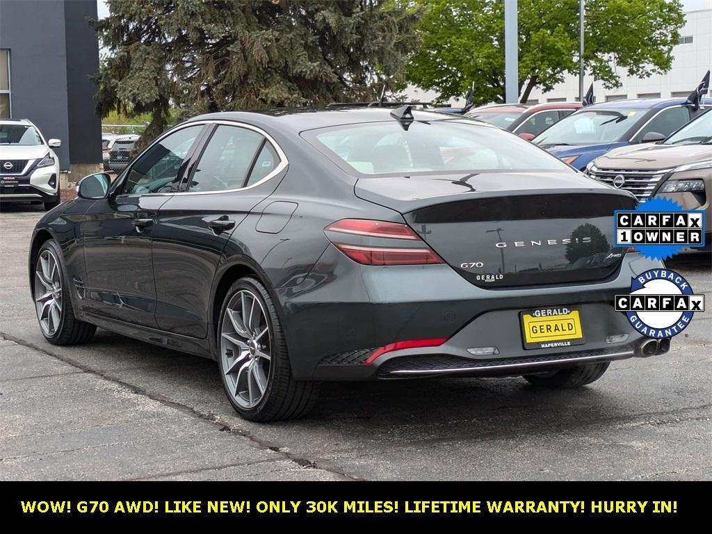 used 2023 Genesis G70 car, priced at $27,677