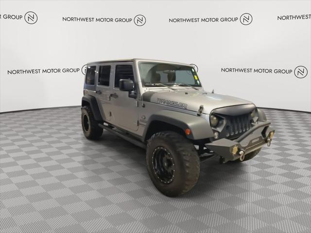 used 2015 Jeep Wrangler Unlimited car, priced at $18,385