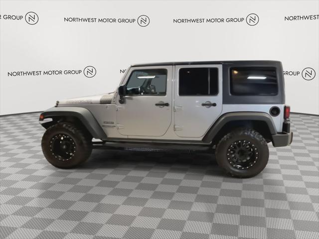 used 2015 Jeep Wrangler Unlimited car, priced at $18,385