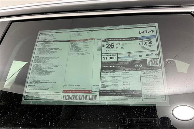 new 2026 Kia Sorento car, priced at $35,800