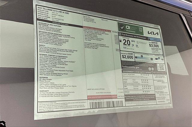 new 2025 Kia Telluride car, priced at $45,743