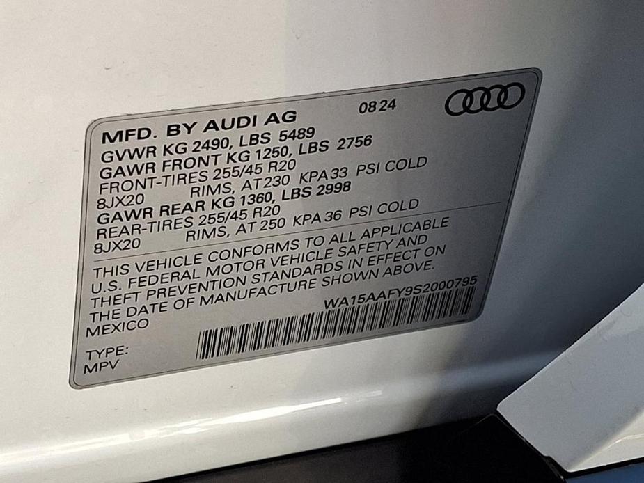 new 2025 Audi Q5 car, priced at $60,940