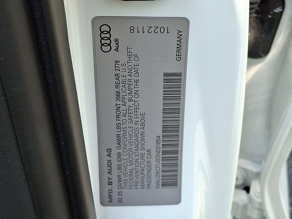 new 2025 Audi A5 car, priced at $57,575