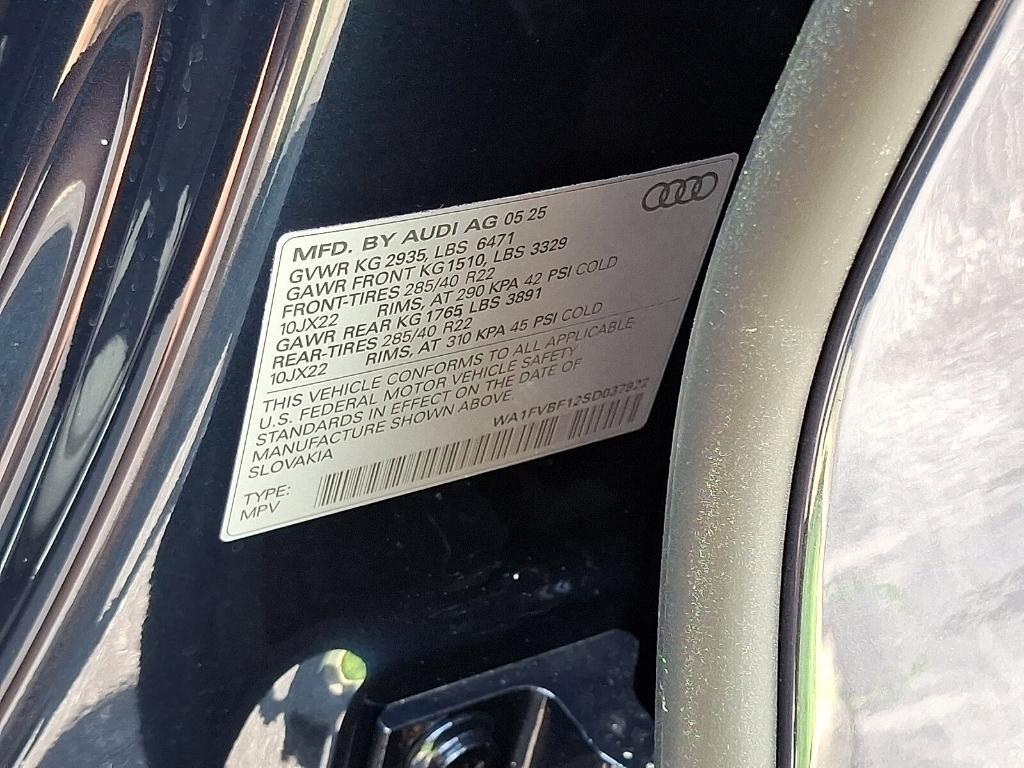 new 2025 Audi Q8 car, priced at $99,315