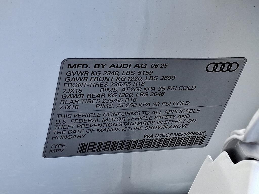 new 2025 Audi Q3 car, priced at $43,465