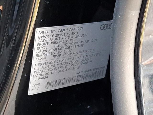 new 2025 Audi SQ8 car, priced at $129,625