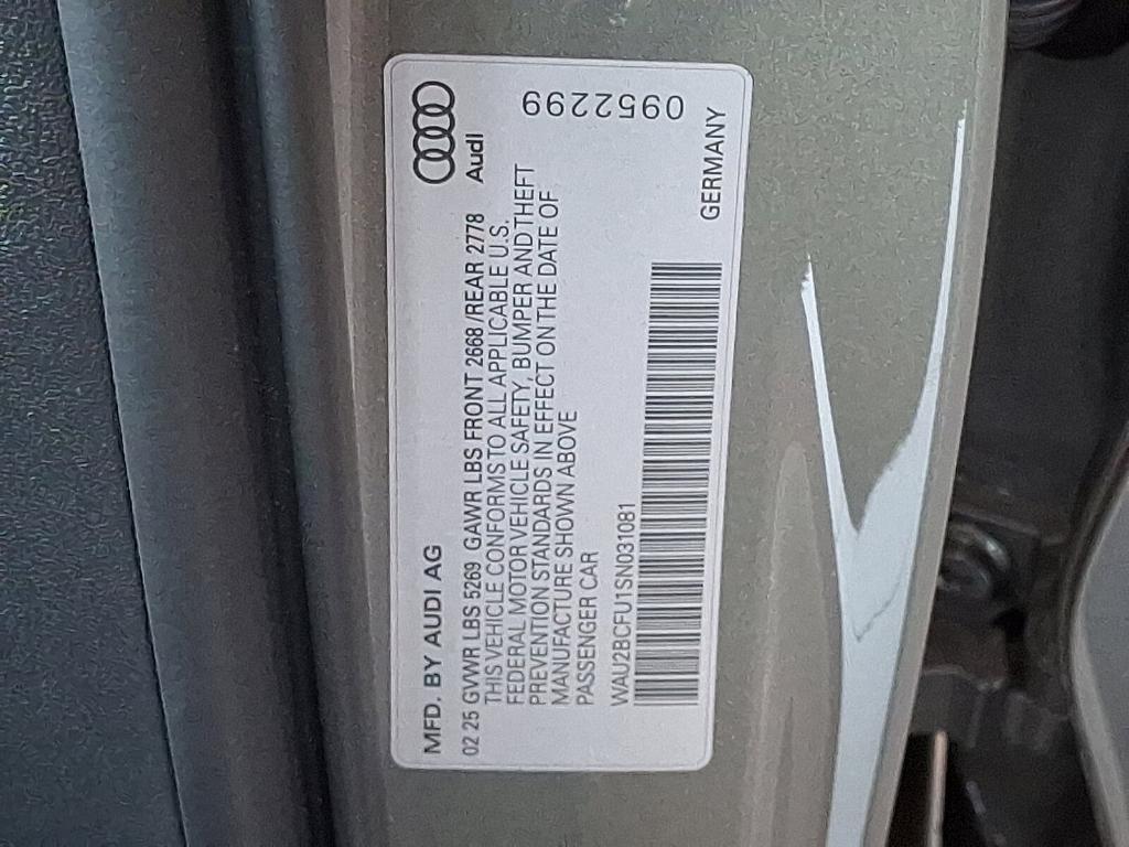 new 2025 Audi A5 car, priced at $57,575