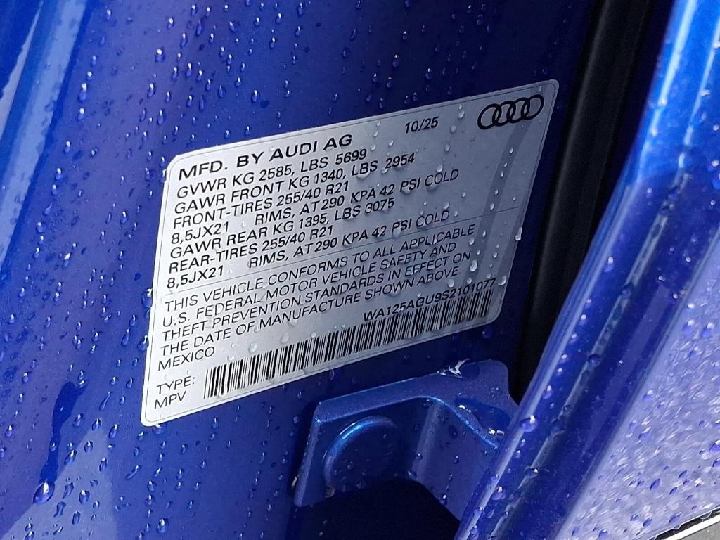 new 2025 Audi SQ5 car, priced at $75,045