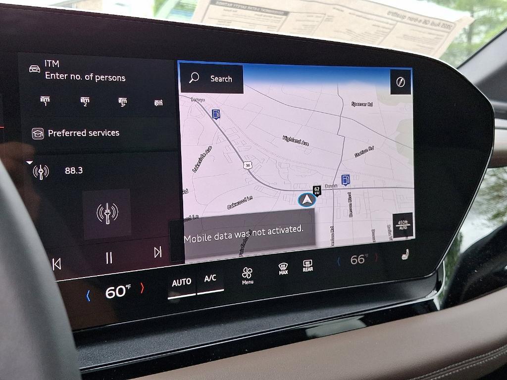 new 2025 Audi Q6 e-tron car, priced at $73,985