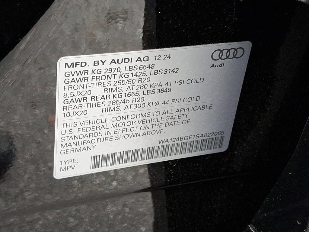 new 2025 Audi Q6 e-tron car, priced at $74,230