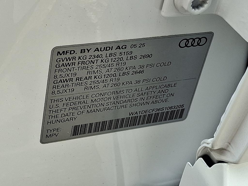 new 2025 Audi Q3 car, priced at $45,605