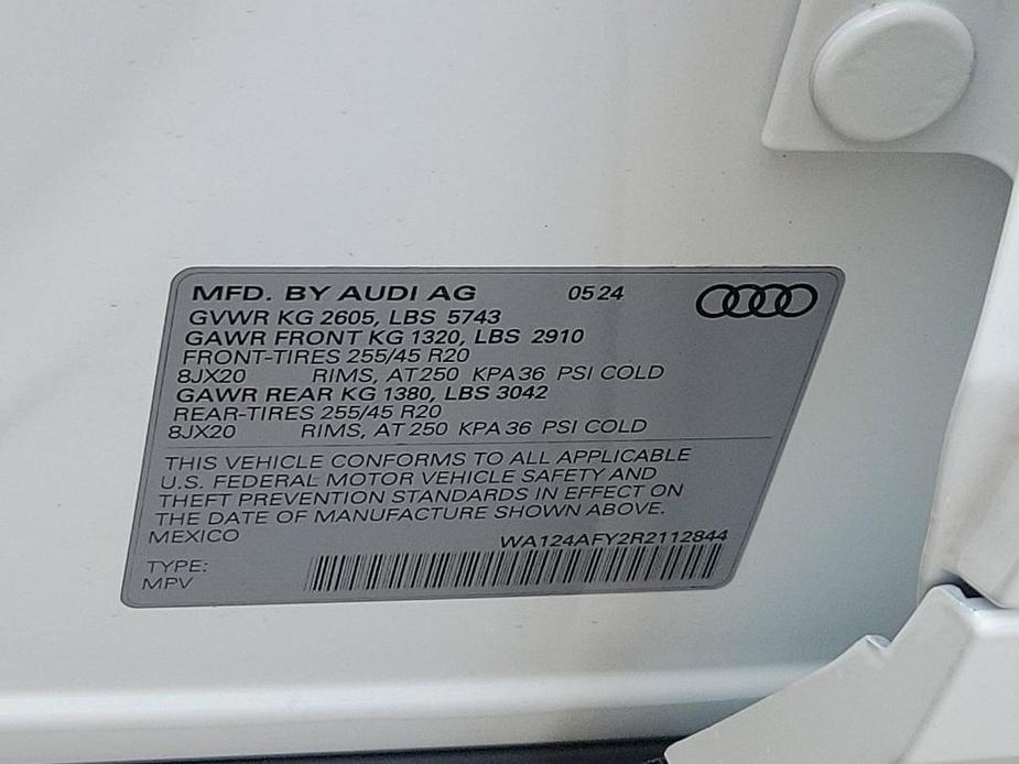 new 2024 Audi SQ5 car, priced at $66,830