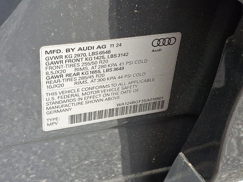 new 2025 Audi Q6 e-tron car, priced at $74,920