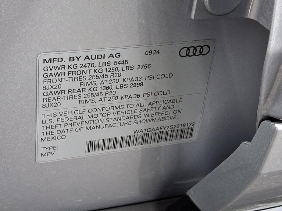 new 2025 Audi Q5 car, priced at $54,000