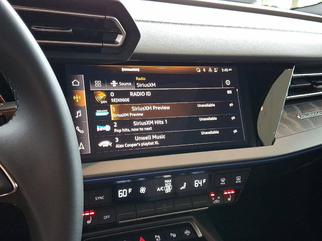 new 2025 Audi A3 car, priced at $43,315