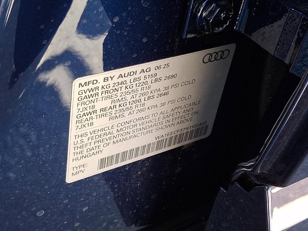 new 2025 Audi Q3 car, priced at $45,110