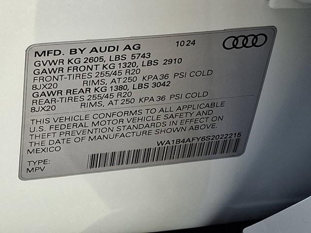 new 2025 Audi SQ5 car, priced at $69,265