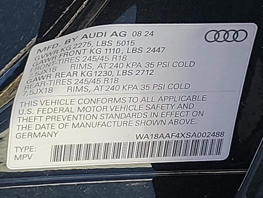 new 2025 Audi A4 allroad car, priced at $57,555