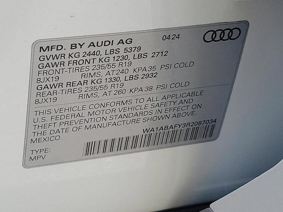 new 2024 Audi Q5 car, priced at $51,805