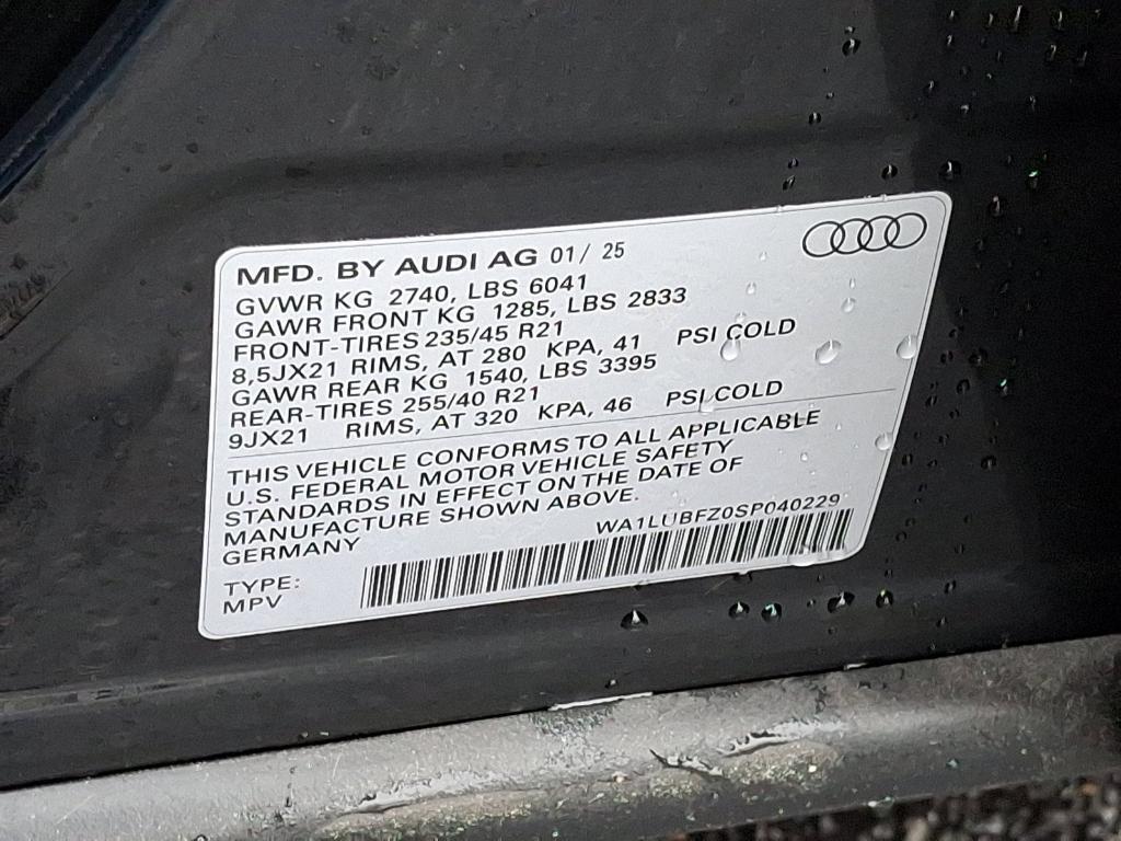 new 2025 Audi Q4 e-tron car, priced at $64,455