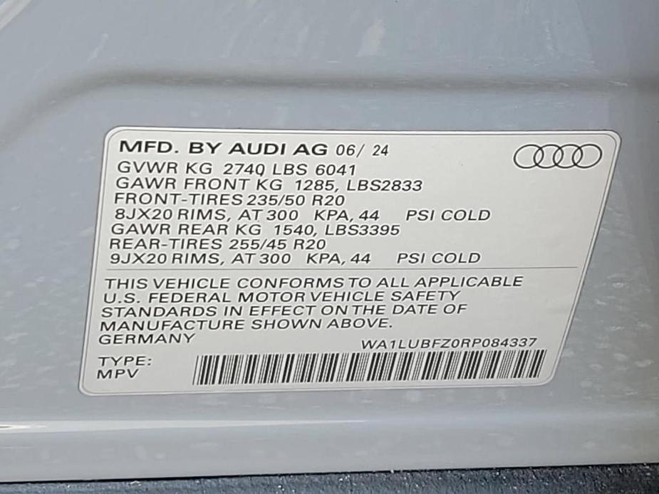 new 2024 Audi Q4 e-tron car, priced at $64,440