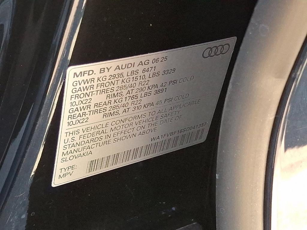 new 2025 Audi Q8 car, priced at $98,565