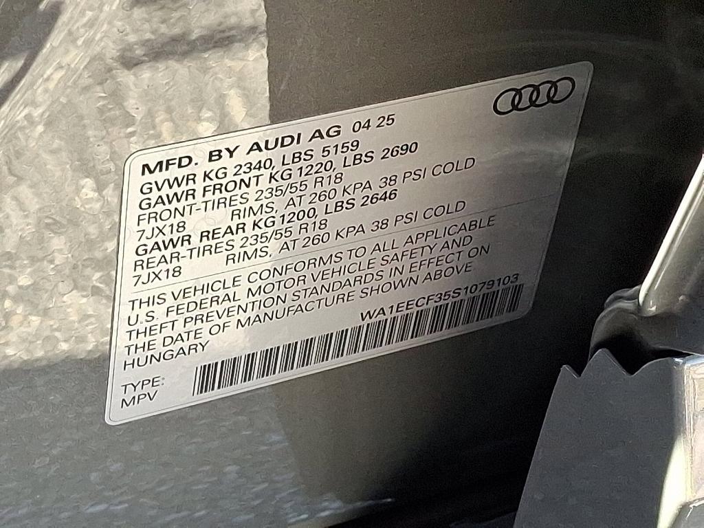 new 2025 Audi Q3 car, priced at $45,240
