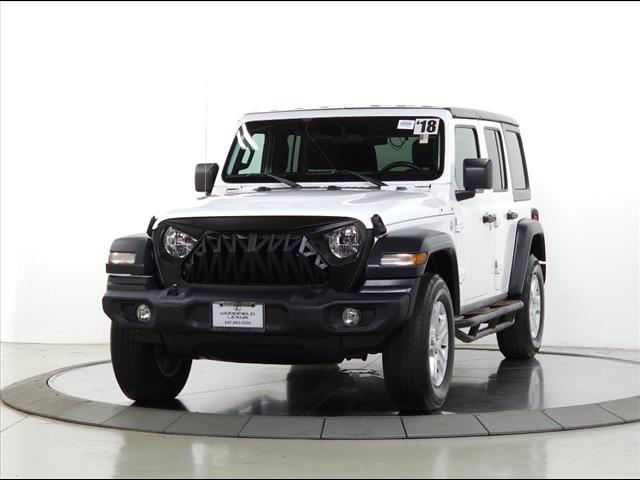 used 2018 Jeep Wrangler Unlimited car, priced at $23,495