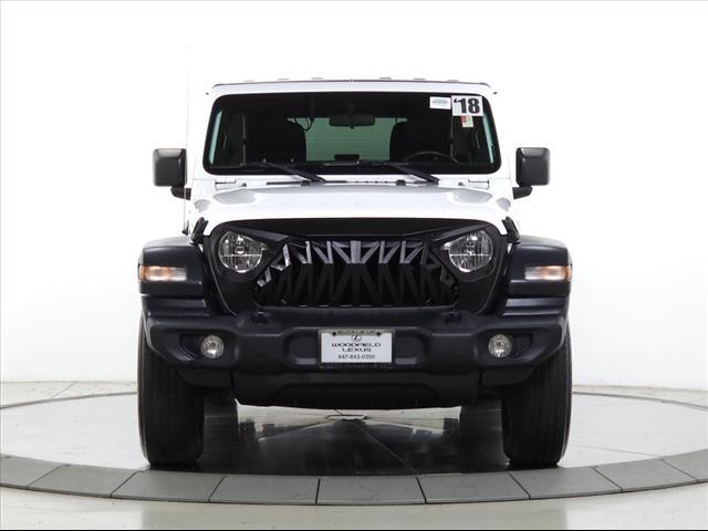 used 2018 Jeep Wrangler Unlimited car, priced at $23,495