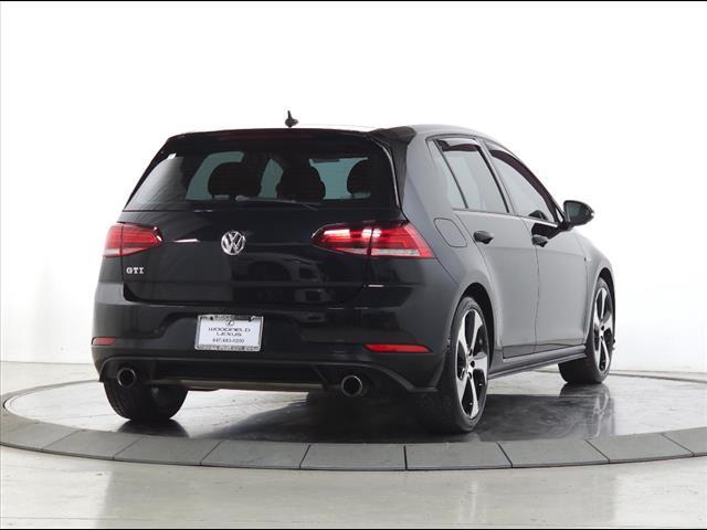 used 2018 Volkswagen Golf GTI car, priced at $15,995