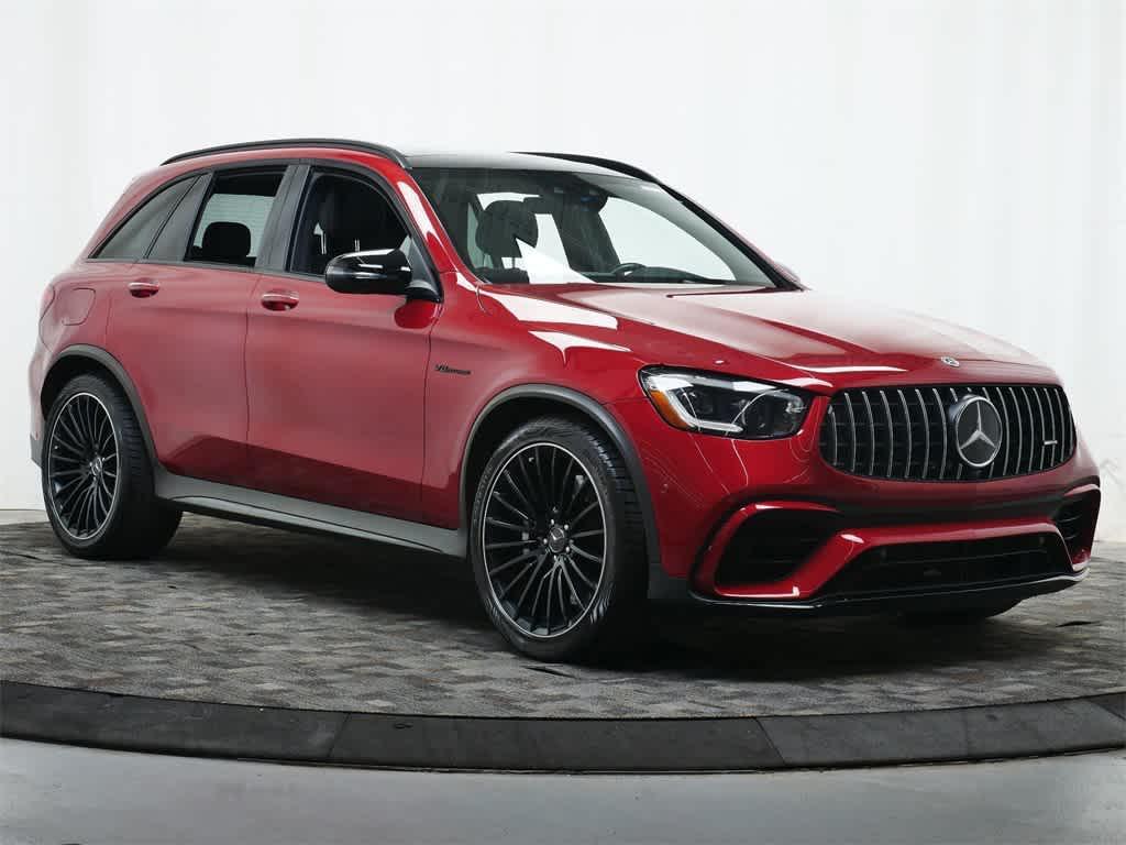 used 2021 Mercedes-Benz AMG GLC 63 car, priced at $56,220
