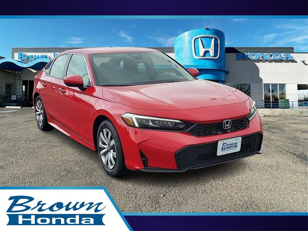 new 2025 Honda Civic car, priced at $25,300