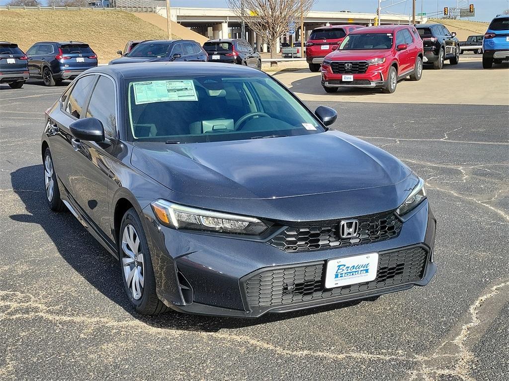 new 2025 Honda Civic car, priced at $25,092