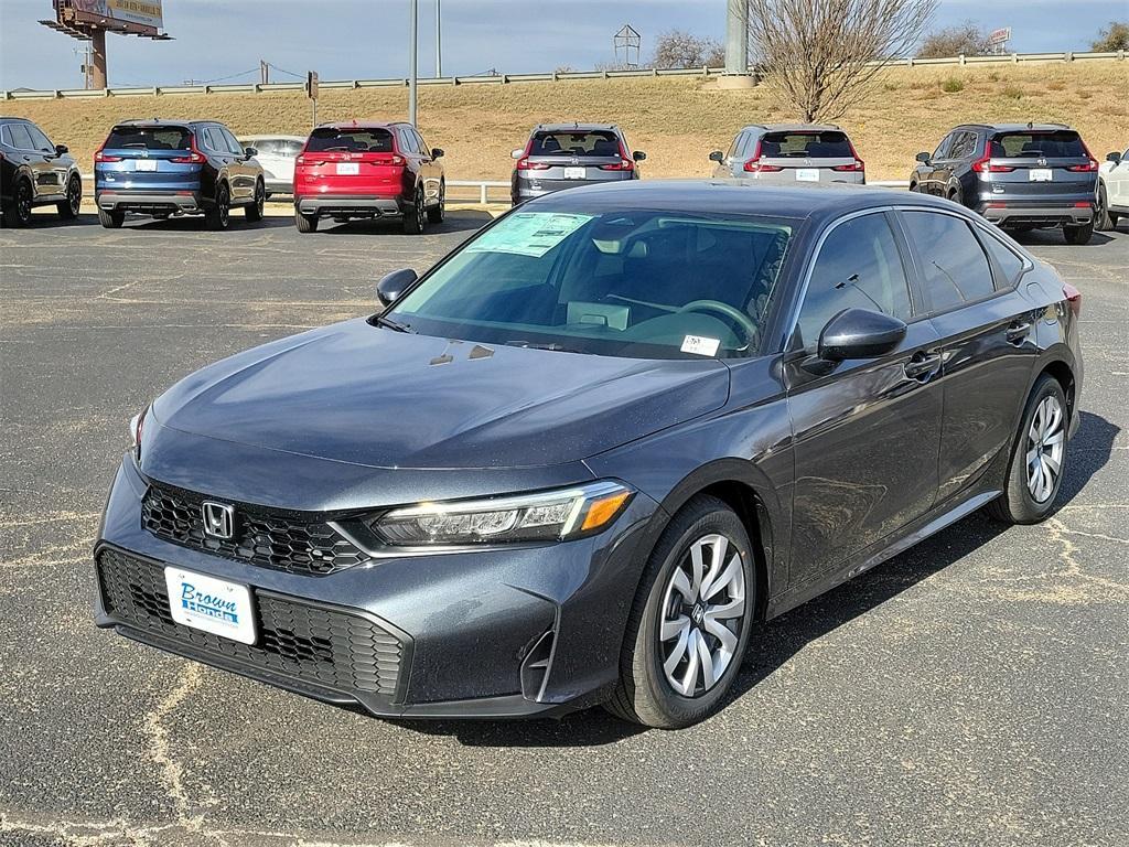 new 2025 Honda Civic car, priced at $25,092