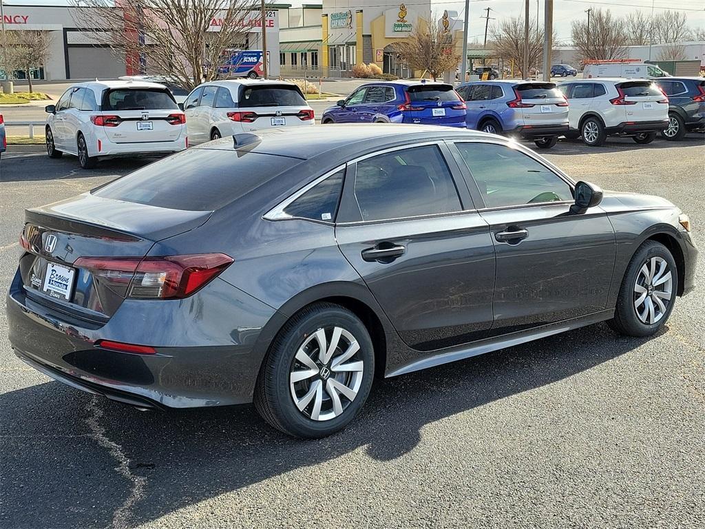 new 2025 Honda Civic car, priced at $25,092