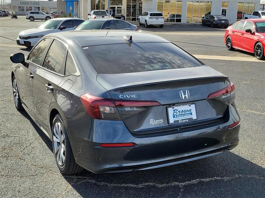 new 2025 Honda Civic car, priced at $25,092