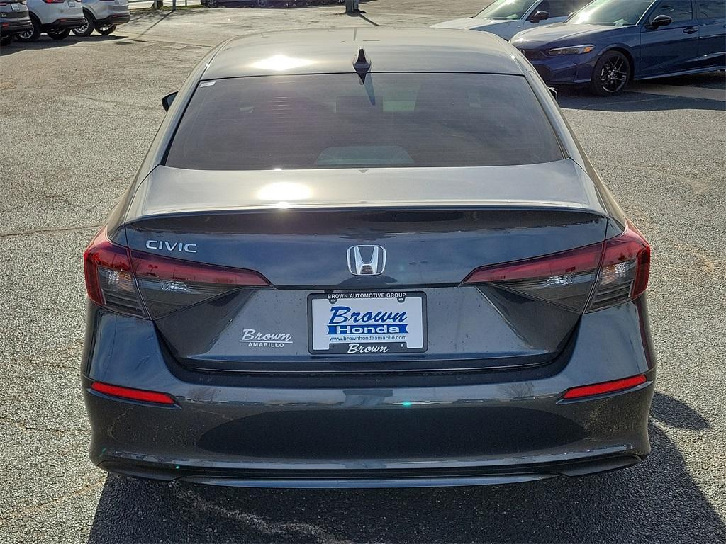 new 2025 Honda Civic car, priced at $25,092