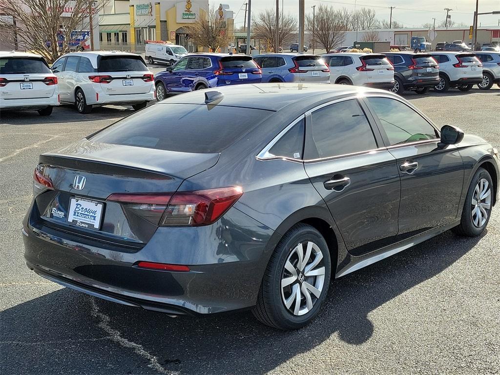 new 2025 Honda Civic car, priced at $25,092