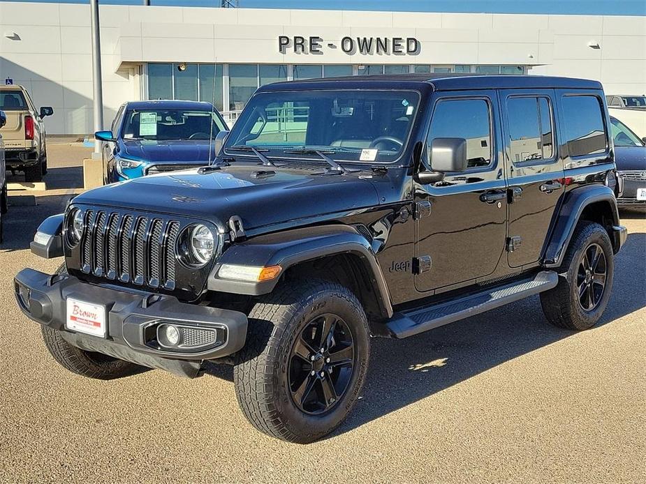 used 2021 Jeep Wrangler Unlimited car, priced at $34,600