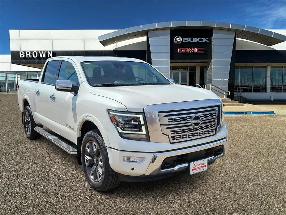 used 2023 Nissan Titan car, priced at $45,269