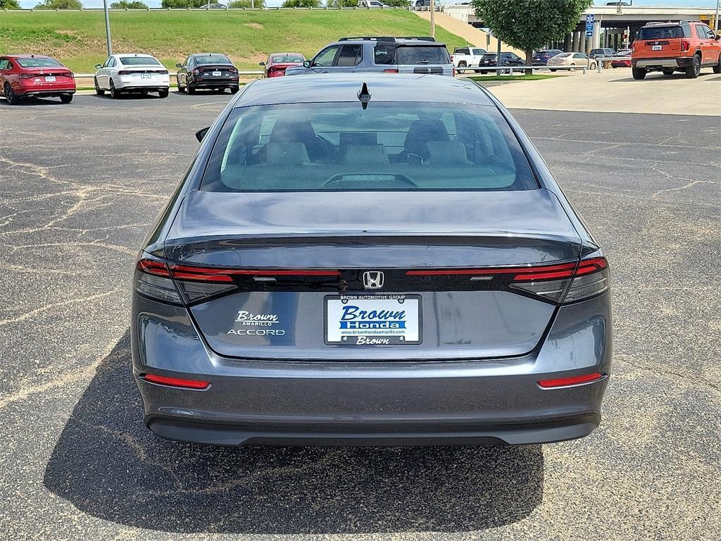new 2025 Honda Accord car, priced at $31,076